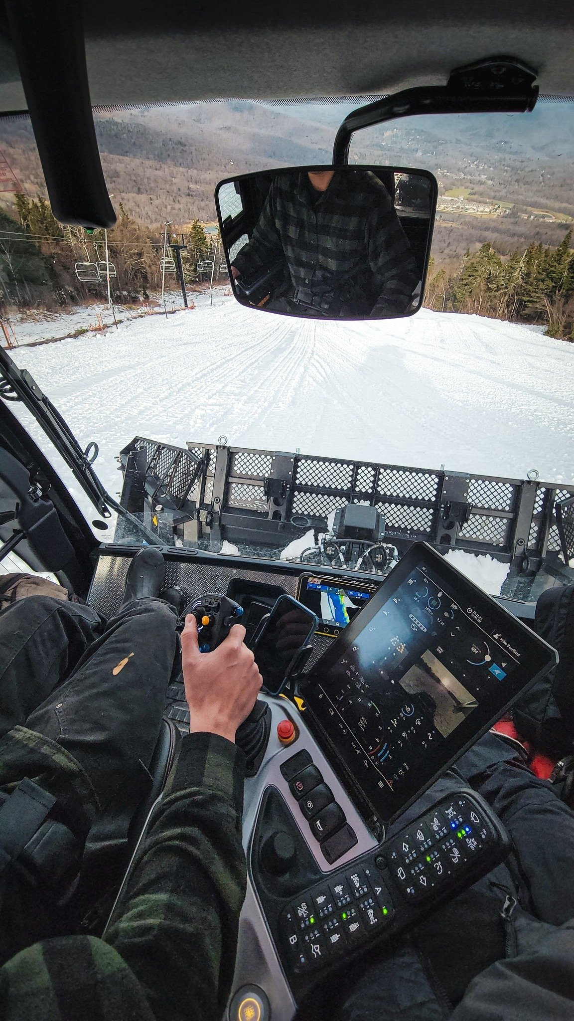 Prinoth Schneehöhenmessung bei Weltcups Prinoth Schneehöhenmessung bei Weltcups
